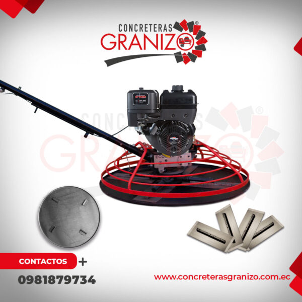Alisadora Helicóptero Motor Briggs Stratton Profesional 5HP