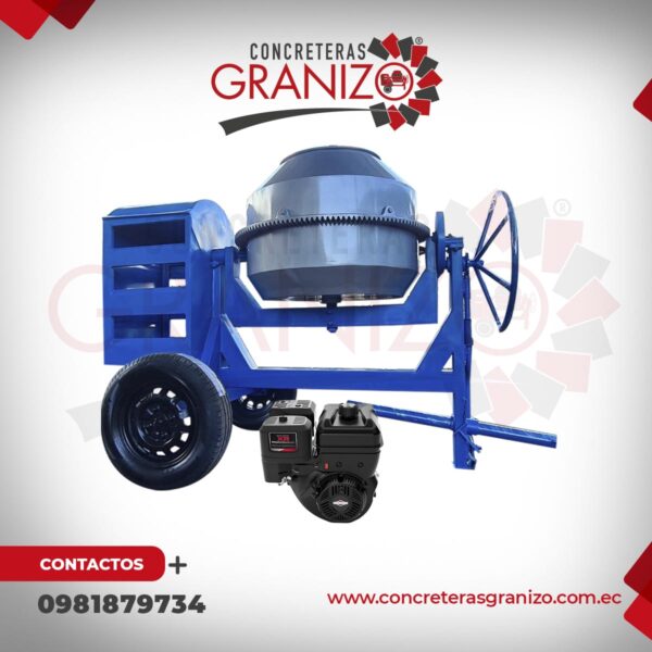 Concretera de 350 Lts Motor Briggs Stratton 13.5 HP