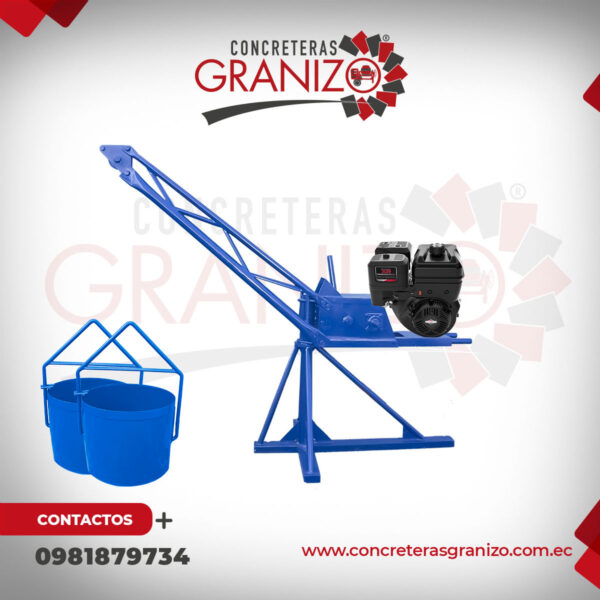 Elevador de pluma 150 lb Motor Brigss Stratton 13.5HP