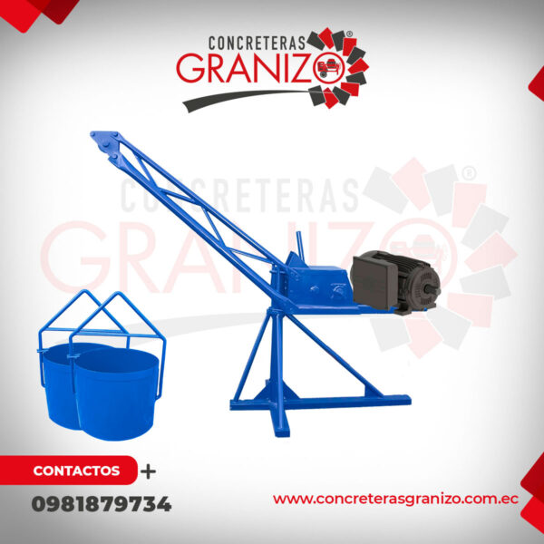 Elevador de pluma 150 lb Motor Weg 3HP